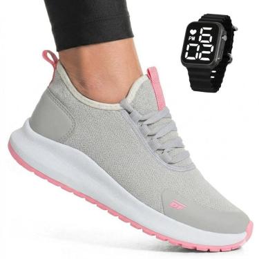 Imagem de Tênis Feminino Para Malhar Academia Leve e Macio BF Shoes + Relógio Digital-Feminino