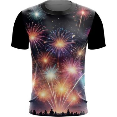 Imagem de Camiseta Dryfit Fogos de Artifício Rojões Ano Novo 6 - Kasubeck Store®