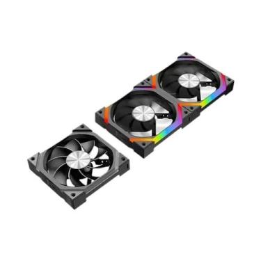 Imagem de Ventilador Silencioso De 120mm UPSIREN W-ZF120 5V 3-PIN ARGB 12V 4-PIN
