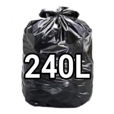 Imagem de Saco para Lixo Sacos de Lixo 240 Litros Super Reforçado Parede Dupla Uso Profissional P...