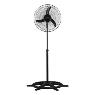 Imagem de Ventilador de Coluna 130W 50cm Preto New para Uso Comercial com Grade em Aço e Controle Manual 110V