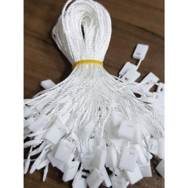 Imagem de Lacre de Autenticidade para Tags e Etiquetas em Roupas com Trava Interna Branco 500 Uni...
