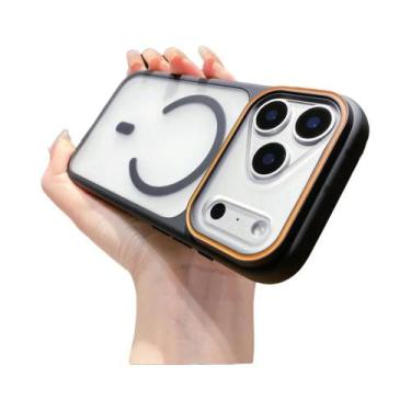 Imagem de Capa Magnética Transparente De TPU Para iPhone 17 16 15 14 13 12 11 pr