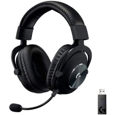 Imagem de Fone Headset Gaming Logitech Pro X Lightspeed A00130 Wireless - Preto