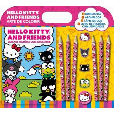 Imagem de Hello Kitty and Friends Arte de Colorir - ON LINE EDITORA