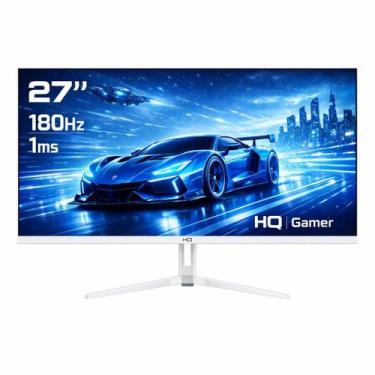 Imagem de Monitor Gamer Branco 27" Curvo 1ms, 180Hz, AMD FreeSync, Full HD, HDMI