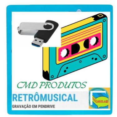 Imagem de Pen drive 8gb com Músicas = Flashback Internacional Anos 60's, 70's, 8