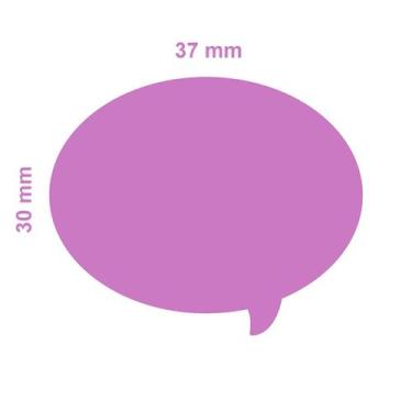 Imagem de Furador Art & Montagem - Gigante Diálogo Oval (Papel e EVA)