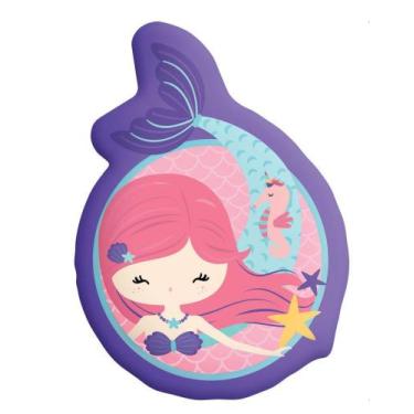 Imagem de Almofada Infantil Transfer Oceano Colorido 29 cm X 40 cm com 1 Peça - 