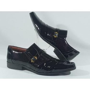 Imagem de Sapato social gofer verniz 0841apu, Preto, 42