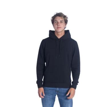 Imagem de Moletom Masculino Oceano Molecotton 85570 - Oceano Surfwear, Preto, M