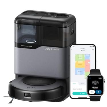 Imagem de eufy C20 Robô aspirador, Lavagem/secagem automática, Sucção potente, Esvaziamento autom...