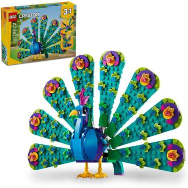 Imagem de LEGO Creator 3 em 1 - Pavão Exótico 31157