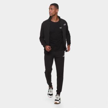 Imagem de Conjunto Moletom Puma Ess Masculino, Preto, G