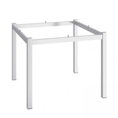 Imagem de Base para Mesa de Jantar Califórnia P403 Prata/Cromado - Compoarte