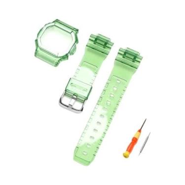 Imagem de Kit De Modificação De Pulseira E Bezel Transparente Em TPU Para Relógi