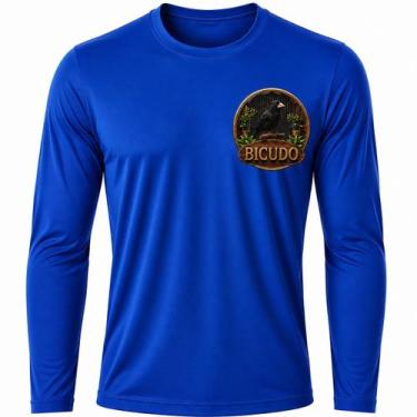 Imagem de Camisa Uv +50 Pássaro Bicudo - Proteção Solar cor:Azul RoyalTamanho:M 