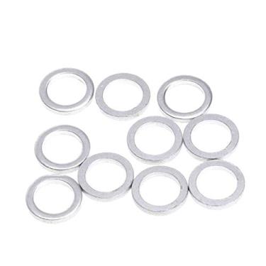 Imagem de 10Pack Bike Alumínio de Substituição Do de Corrente Espaçador Da Arruela Da Gaxeta Parte de Fixação 1 Mm de Espessura