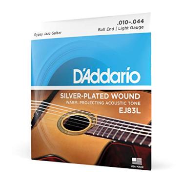 Imagem de Encordoamento Para Violão Aço .010-.044 Ball End D'Addario Gipsy Jazz EJ83L