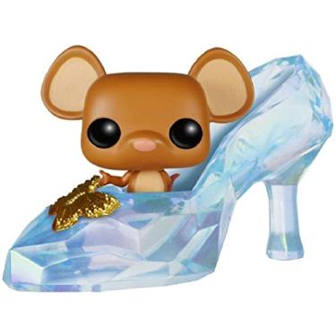 Imagem de Funko POP! Disney: Cinderela (Live Action) - Boneco de vinil Gus Gus in Slipper (enrolado com caixa protetora Pop)