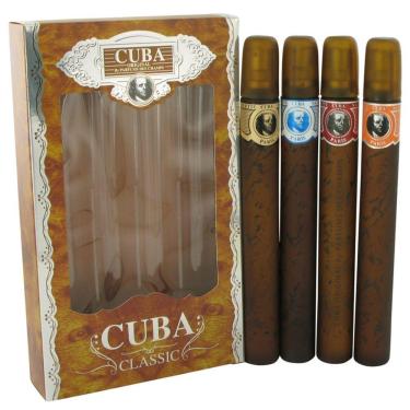 Imagem de Perf.Col. Masc.Cuba Gold Fragluxe Cx.Pres.35ML Cuba Red,Cuba Blue,Cuba Gold,Cuba Orange