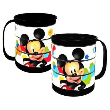 Imagem de Caneca Divertida Giratória Do Mickey 360Ml Plasútil - 1Un