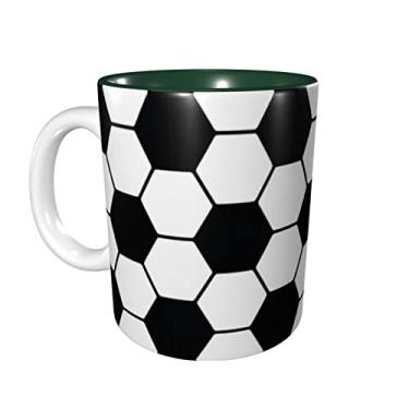 Imagem de Futebol Caneca Chocolate Xícara Café,Porcelana Caneca De Cerâmica The Office