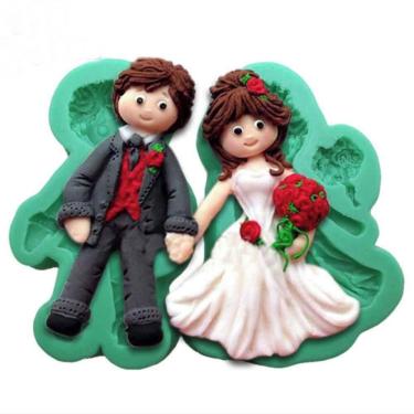Imagem de Molde De Silicone Noivos, Casamento