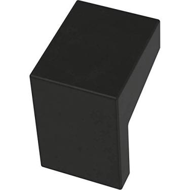 Imagem de Franklin Brass Puxadores de armário espelhados (pacote com 10) | Alças pretas foscas para gavetas de móveis de cômoda/cozinha/porta/banheiro | 1-1/40.6 cm P40838K-FB-C