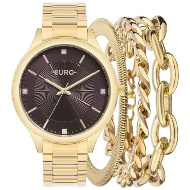 Imagem de Relógio Euro Feminino Soul Dourado - EU2036YTI/K4N