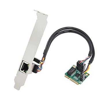 Imagem de IO CREST Placa controladora de rede Mini PCI-E Ethernet de 2,5 Gigabit 10/100/1000/25000 Mbps RJ45 Conversor adaptador LAN para PC Desktop