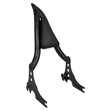 Imagem de HDBUBALUS Almofada de encosto de passageiro removível para motocicleta Sissy Bar adequado para Harley Sportster XL 883 1200 2004-2022