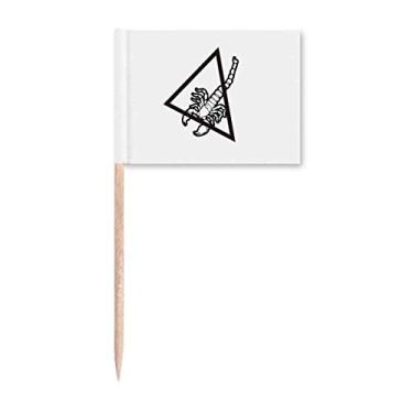 Imagem de Marcador de palito de dente natural da região de insetos Scorpion Topper Decoração de festa