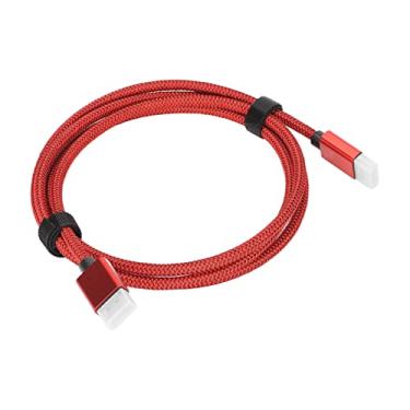 Imagem de Cabo Multim¨ªdia de Alta Defini??o 1,5 metros Cor de 12 bits 48 Gbps, Cabo de Interface Multim¨ªdia de Alta Defini??o 8k, Cabo Multim¨ªdia de Alta Defini??o 4K 120HZ 8K 60HZ(Red), Cabos multim¨ªdia d