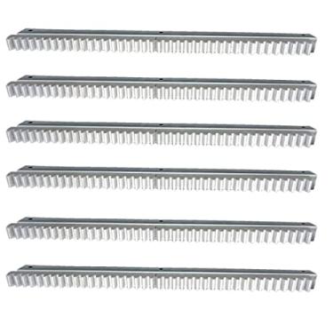 Imagem de Kit 3 Metros de Cremalheira (6 peças) de Alumínio AGL Gomo 50cm