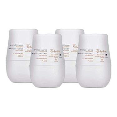 Imagem de Kit Desodorante Antitranspirante Roll-on Macadâmia Tododia - 4un de 70ml cada