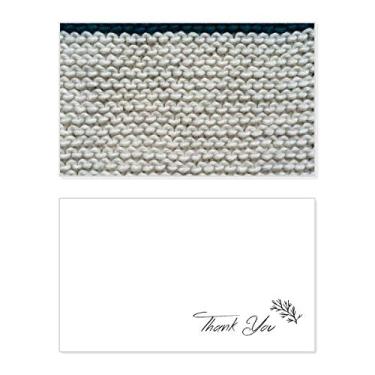 Imagem de Tecido de malha de linho cinza abstrato cartão de agradecimento aniversário aniversário saudação casamento agradecimento