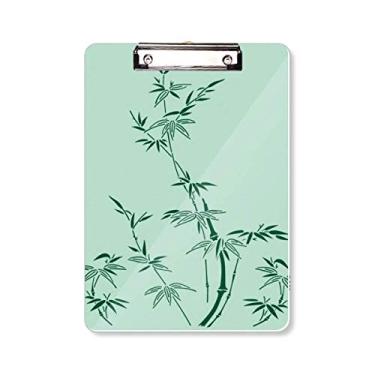 Imagem de Pintura Cultura Japonesa Bambu Prancheta Pasta Bloco de Escrita Placa de Apoio A4