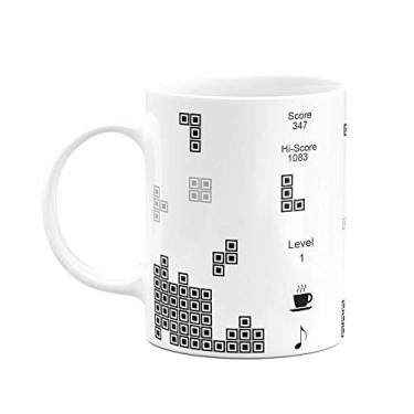 Imagem de Caneca Gamer Tetris - Branca