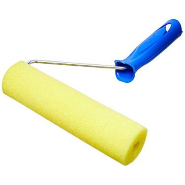 Imagem de Rolo Espuma Amarela Poliéster com Suporte, Tigre 61341150, Amarelo, 15cm