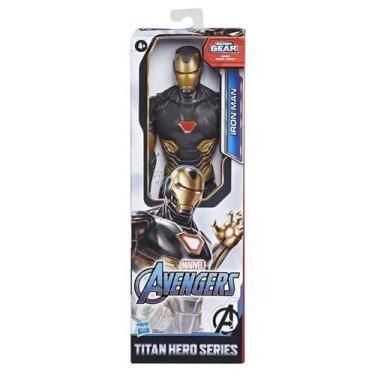 Imagem de Figura De Ação Avengers Homem De Ferro Dourado Titan Hero - Hasbro