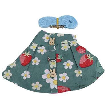 Imagem de Colete de Coelho e Coleira Conjunto Multifuncional à Prova de Fuga Coleira de Coelho para Hamster para Furão de Cobaia