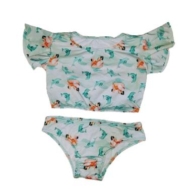 Imagem de Biquini Juvenil Manga Curta c/ Babados