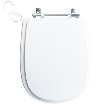 Imagem de Tampa Vaso Sanitário Poliester Acrilico Paris Branco para bacia Ideal Standard