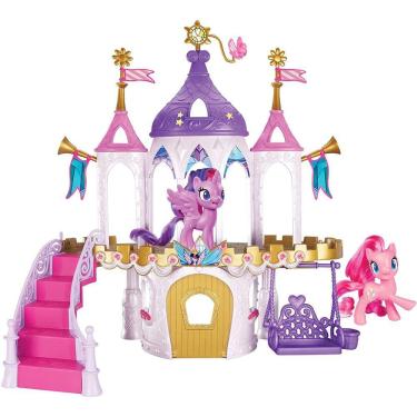 Imagem de Castelo de Amizade My Little Pony com Figuras de Twilight Sparkle e Pinkie Pie (Exclusivo Amazon)