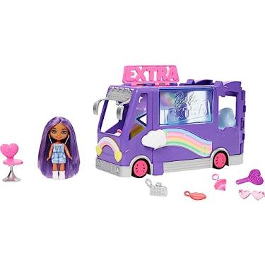 Imagem de Barbie Extra Mini - Minis Conjunto de Brinquedo Ônibus Turismo