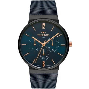 Imagem de Relógio Technos Masculino Ref: 6p29akps/4a Slim Multifunção Bicolor