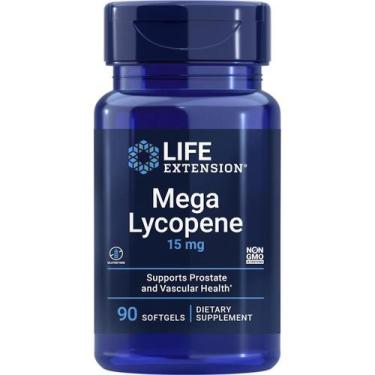 Imagem de Mega Licopeno Lycopene Prostata 15 Mg 90 Caps Softgel Life Extension I