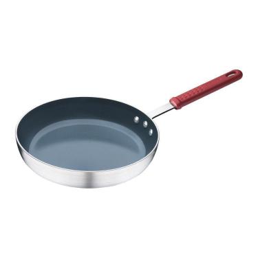 Imagem de Frigideira Profissional Alumínio Revestimento Cerâmico Cabo Aço Inox Silicone 32cm 4,3l