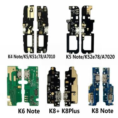 Imagem de Placa de carga usb e módulo de microfone  para lenovo k4 k5 k6 k8 note plus a7010 a7020 porta de
